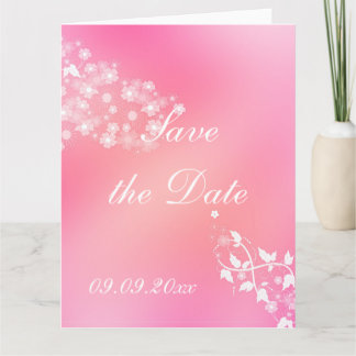 "Save the date" Romantic Design Card