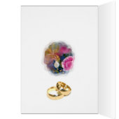 SAVE THE DATE Rose bud Cards (Inside (Left))