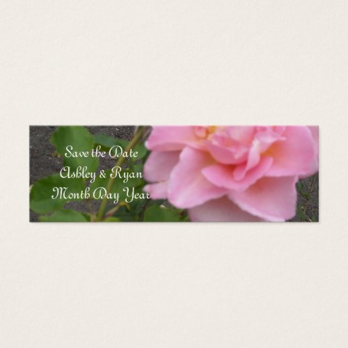 Save the Date Rose Floral