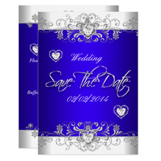 Royal Blue Wedding Invitations Announcements Zazzle