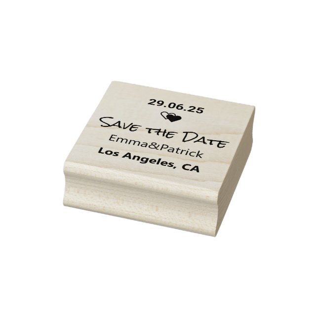 Save The Date Rubber Stamp (Stamp)