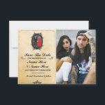 Save The Date Rustic Skulls Photo Card Gothic<br><div class="desc">Save The Date Photo Gothic Skulls,  perfect to let your guests know your event date! Matching item to the Collection! Front and back included.</div>