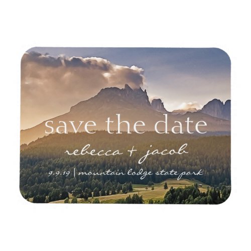 Save the Date Save Our Date Rustic Wedding Magnet