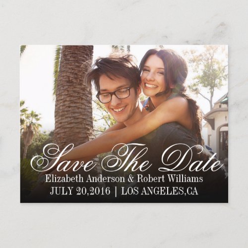 Save The Date  Save Our Wedding Date Announcement Postcard