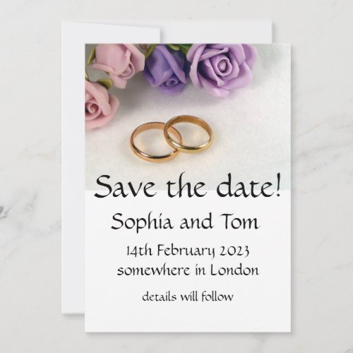 SAVE THE DATE _ Save the wedding date Invitation
