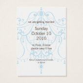 SAVE THE DATE SMALL :: chandelier (Back)