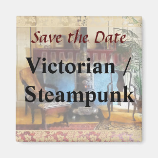 Save the Date Square Icon Magnet