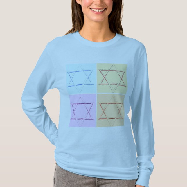 Save the Date/Star of David T-Shirt (Front)