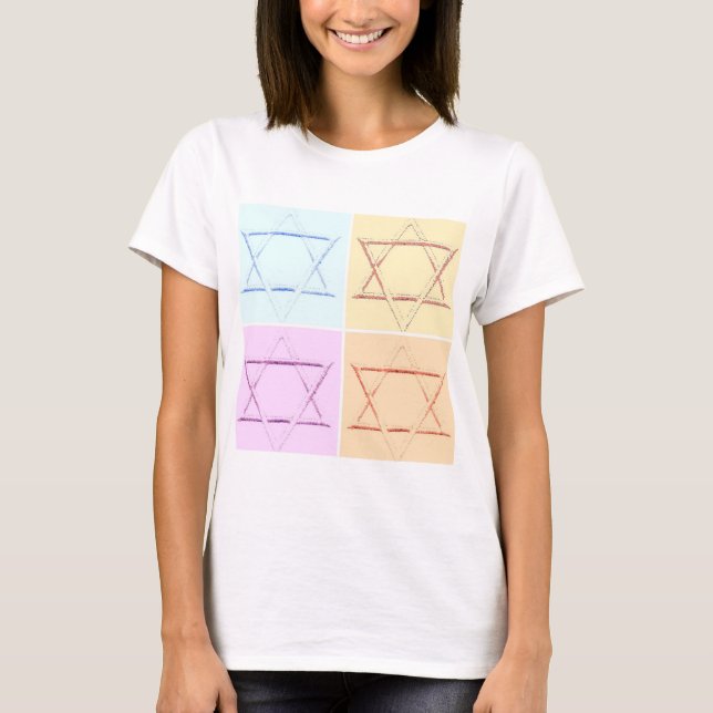 Save the Date/Star of David T-Shirt (Front)