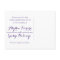 Save the date starry sky stars wedding postcard