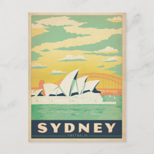 Save the Date Sydney, Australia Announcement Postcard