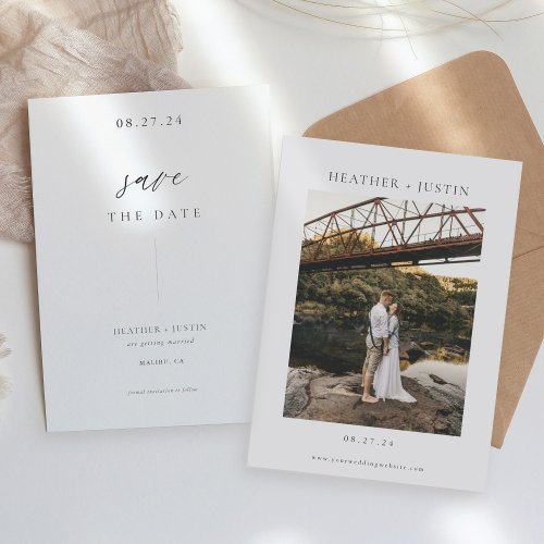 Save The Date Template Photo Wedding Save the Date