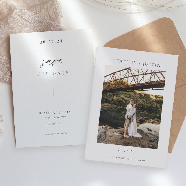 Save The Date Template Photo Wedding Save the Date (Creator Uploaded)