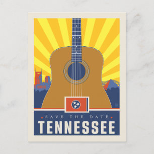 Save the Date Tennessee 2 Invitation Postcard