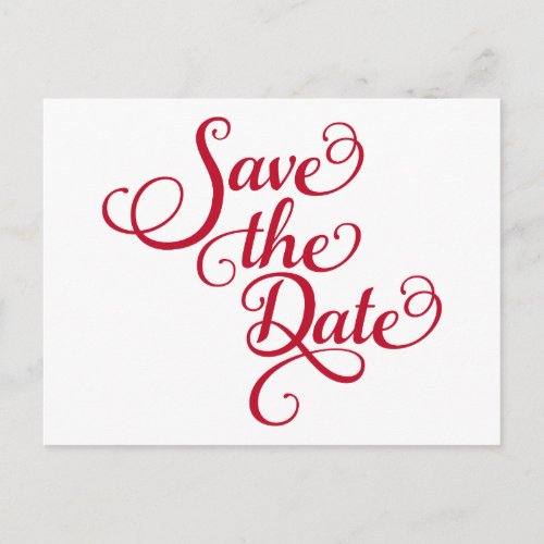 Save the date text design word art invitation