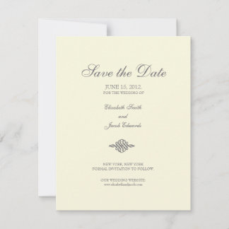 Save the Date // The Elegance Collection