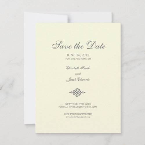 Save the Date // The Elegance Collection