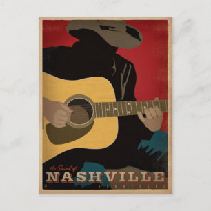 Save the Date The Sound of Nashville Announcement Postcard