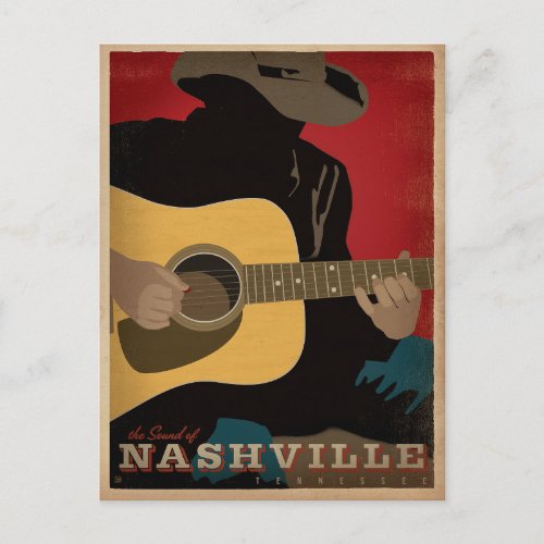 Save the Date  The Sound of Nashville Announcement Postcard