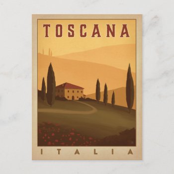 Save The Date | Toscana  Italia Announcement Postcard by AndersonDesignGroup at Zazzle