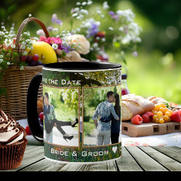 Save The Date Tree Nature Photo Mug