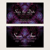 Save the Date v2 Fractal Card - Customized (Front & Back)
