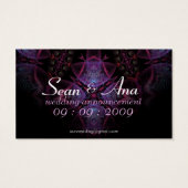 Save the Date v2 Fractal Card - Customized (Back)