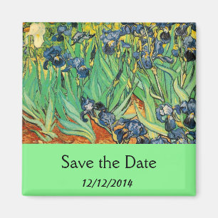 Save the Date, Vincent van Gogh,Irises Magnet