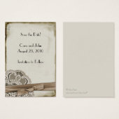 Save the Date Vintage (Front & Back)