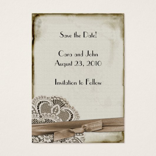 Save the Date Vintage (Front)
