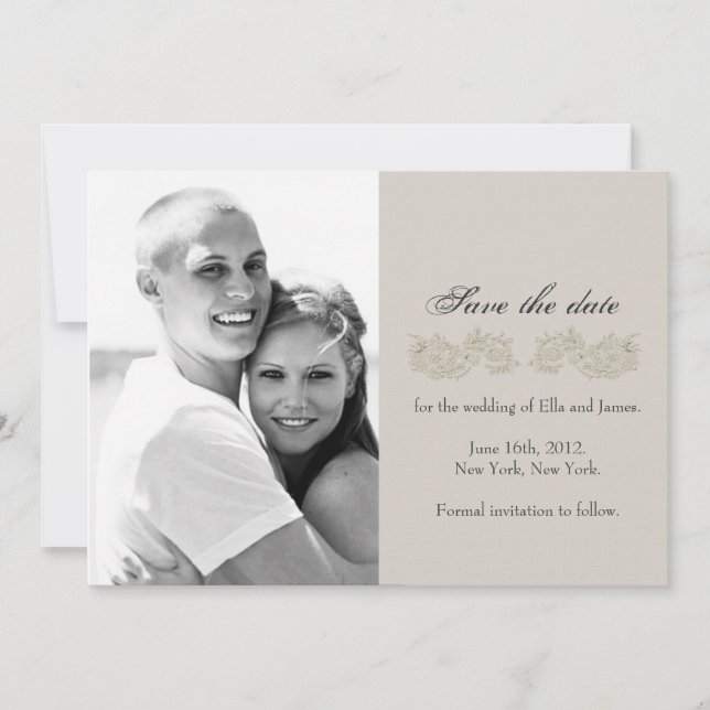 Save the date // Vintage Inspired Collection (Front)