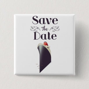 Save the Date Vintage Nautical invite Button