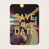 Save the Date vintage Prop Plane (Front)