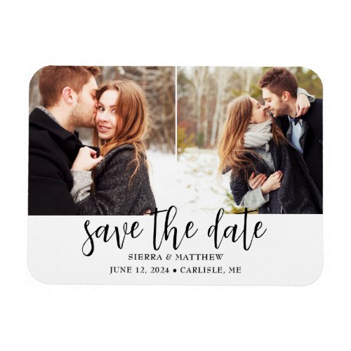 Save The Date Wedding Announcement Magnet