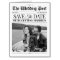 Save the Date Wedding Announcement Newspaper Prop