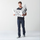 Save the Date Wedding Announcement Newspaper Prop