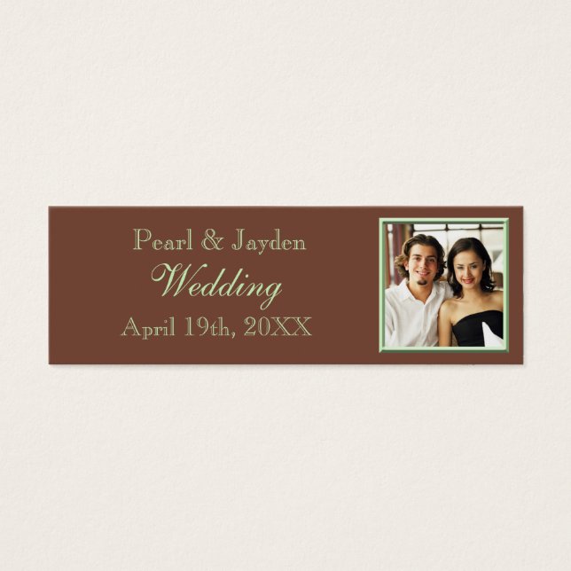 Save The Date Wedding Announcement Photo Template (Front)