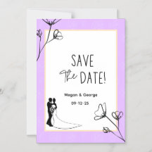 Save the Date Wedding Announcements
