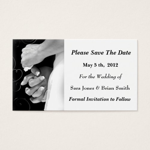 Save The Date Wedding Card Business Cards