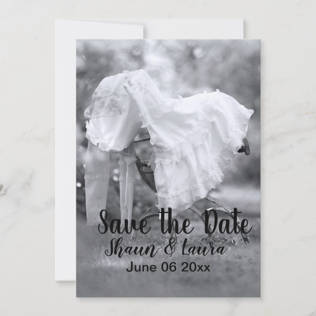 Save the Date Wedding Dress (Front)