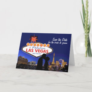 Save the Date Wedding In Las Vegas Card