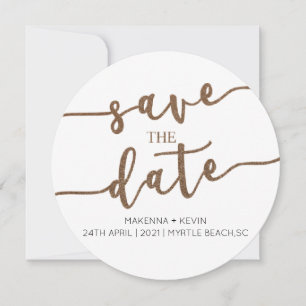 SAVE THE DATE WEDDING INVITATION