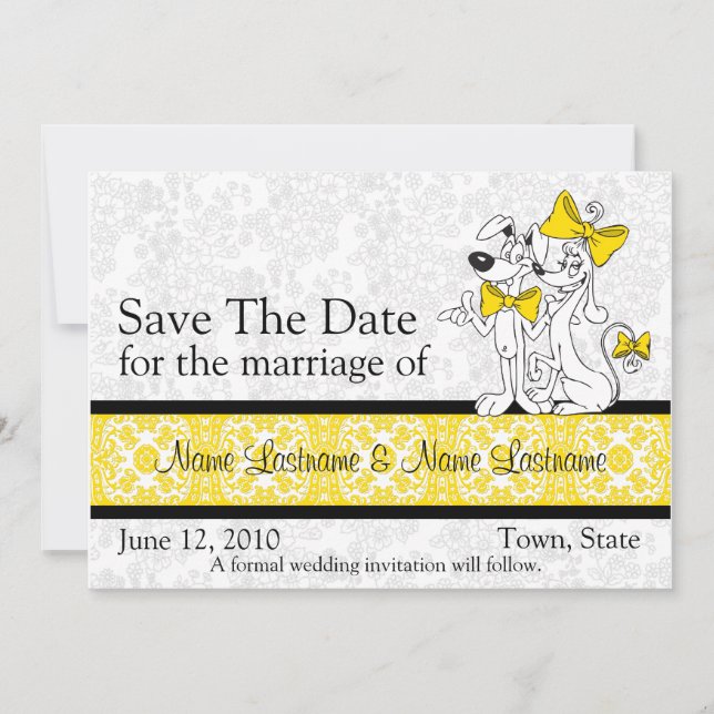 Save The Date Wedding Invitations (Front)