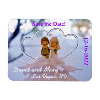 Save the Date Wedding Magnet