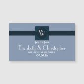 Save The Date Wedding Monogram Initial (Front)