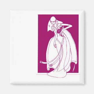 Save the date wedding reminder magnet