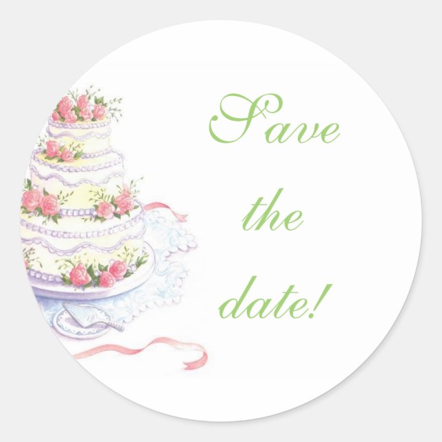 Save the date wedding seals (Front)