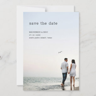 Save The Date Wedding Single Photo Magnets