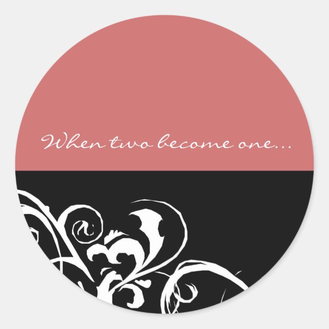 Save the Date -  Wedding Sticker (Front)