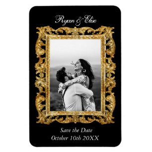 Save the Date -  Wedding - Unique Fridge Magnet